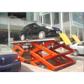 Longhua 2t 10m electric hydraulic fixed scissor car lift for lifting cars